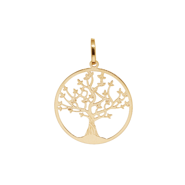 Pingente Árvore da Vida Ouro 18k