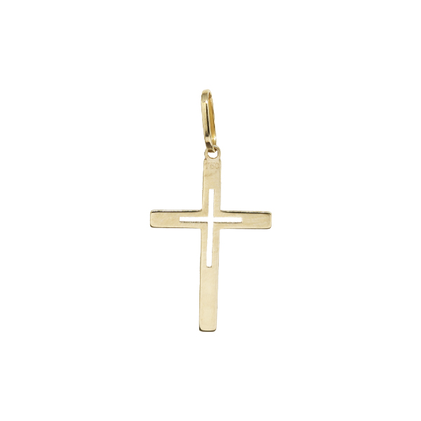 Pingente Cruz Ouro 18k