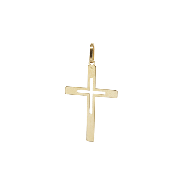 Pingente Cruz Ouro 18k