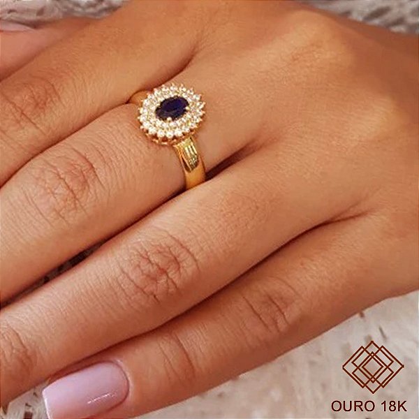 Anel Formatura Marketing Ouro 18k - Sem emblema