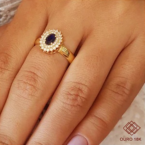 Anel Formatura Matemática Ouro 18k - Sem emblema