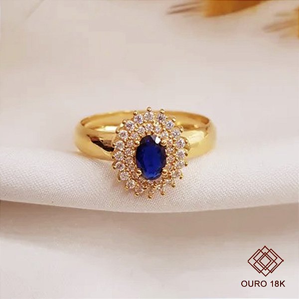 Anel Formatura Pedagogia Ouro 18k - Sem emblema