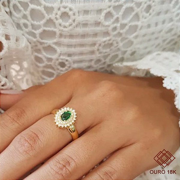 Anel Formatura Biomedicina Ouro 18k - Sem emblema