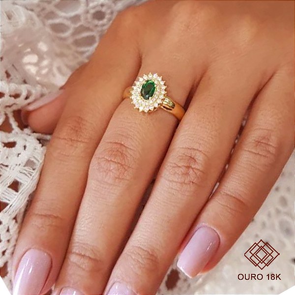 Anel Formatura Educação Física Ouro 18k - Sem emblema