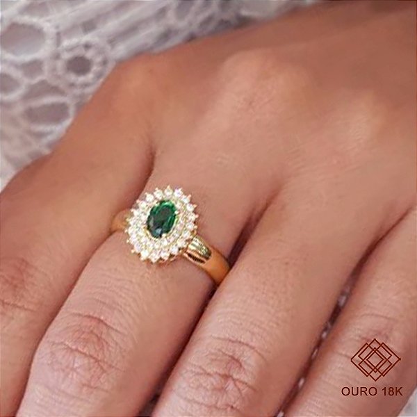 Anel Formatura Magistério Ouro 18k - Sem emblema