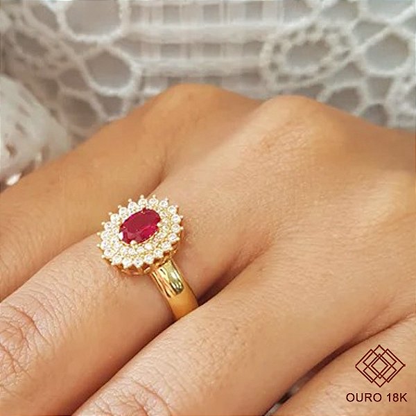 Anel Formatura Jornalismo Ouro 18k - Sem emblema