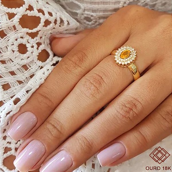 Anel Formatura Farmácia Ouro 18k - Sem emblema