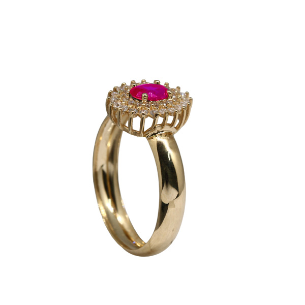 Anel Formatura Ciências Contábeis Ouro 18k - Sem emblema