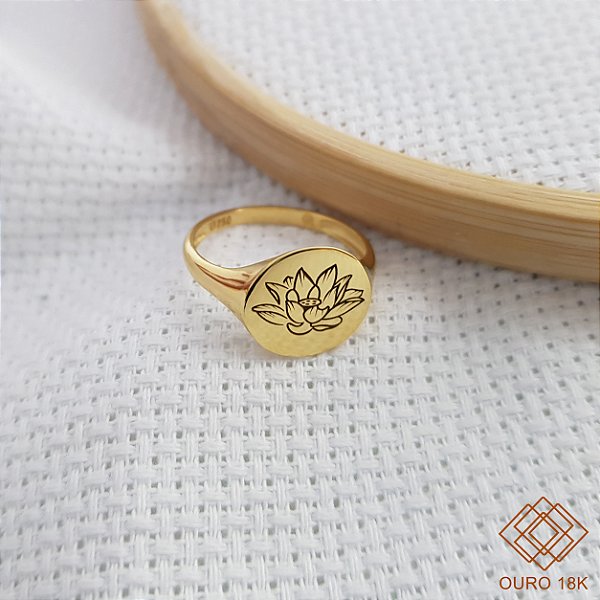 Anel Dedinho Ouro 18k