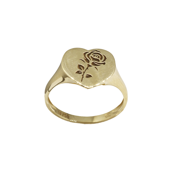 Anel Dedinho Flor Ouro 18k