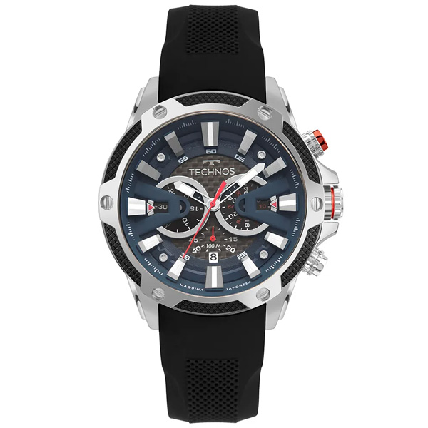 Relógio Technos Masculino Ts Carbon Prata Js25bck/2a