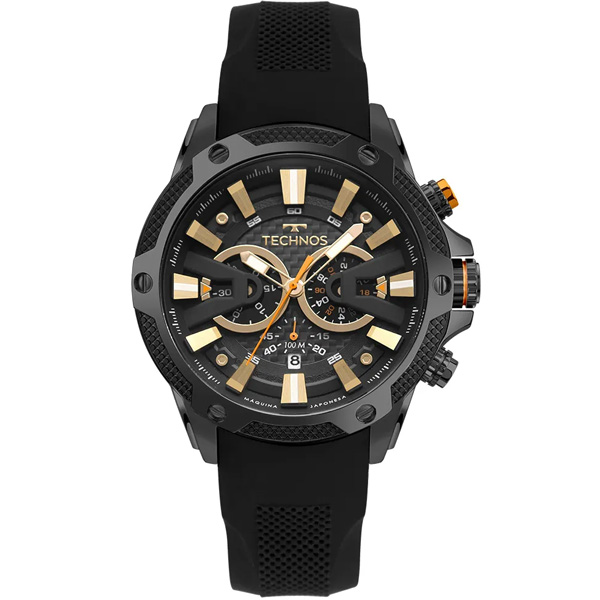 Relógio Technos Masculino Ts Carbon Preto Js25bcv/2p
