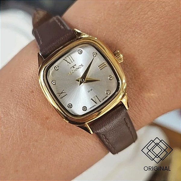 Relógio Technos Feminino Mini Dourado 2025luq/0k
