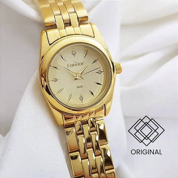 Relógio Condor Feminino Dourado Co2035nws/4x
