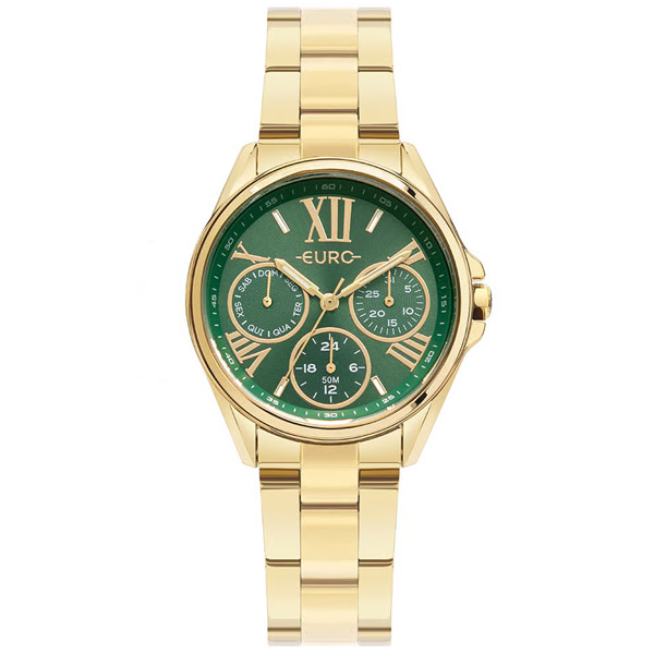 Relógio Euro Feminino Dourado Eu6p29aip/4v