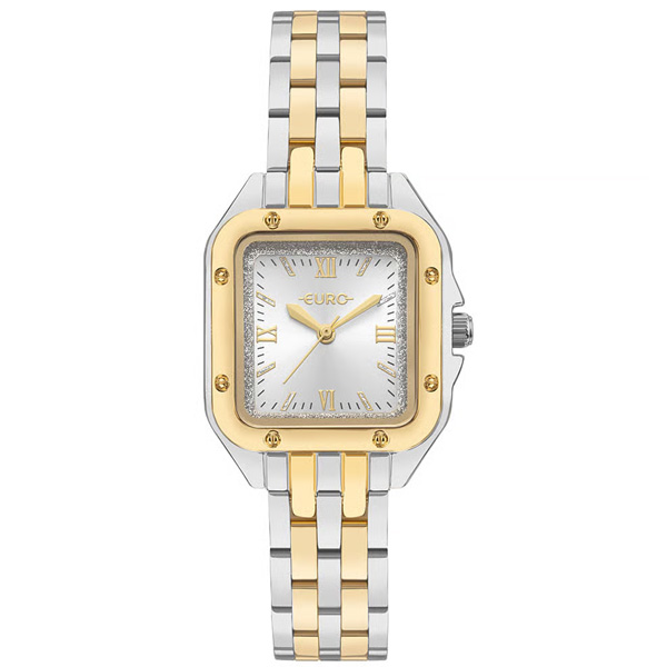 Relógio Euro Feminino Mini Bicolor Eu2035zaj/4k