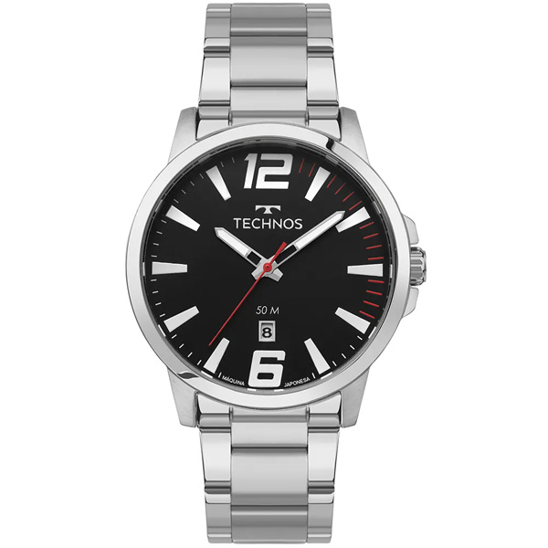 Relógio Technos Masculino Racer Basico Prata 2115ucn/1p