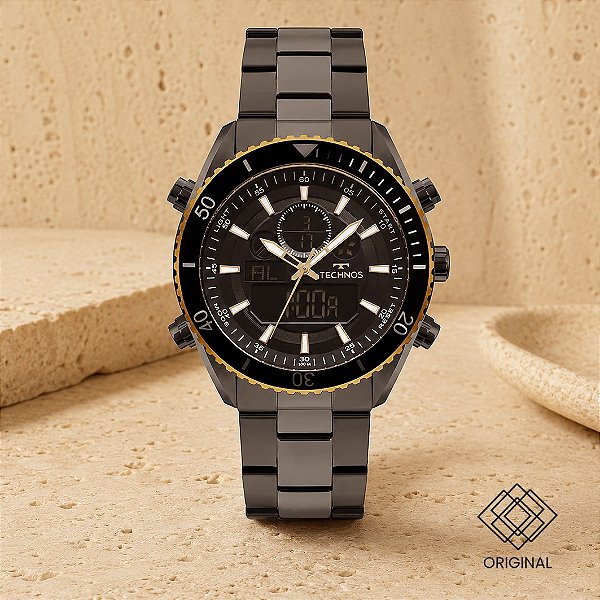 Relógio Technos Masculino Ts Digitech Bicolor Yxdad1431ac/1p