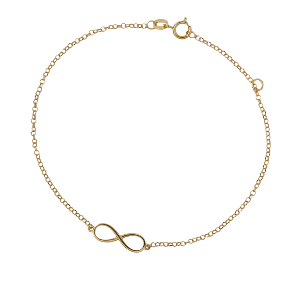 Pulseira Infinito Ouro 18k