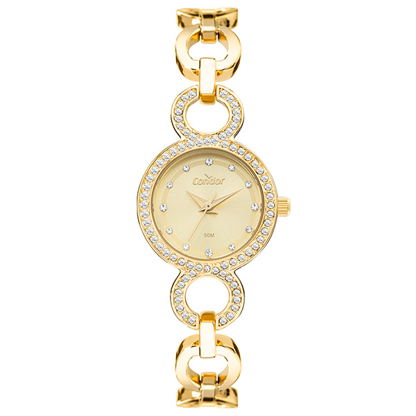 Relógio Condor Feminino Dourado Co2035nvg/5x