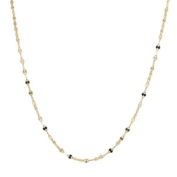Cordão Malha Coffee Ouro 18k - 40 cm