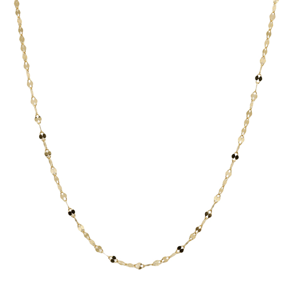 Cordão Malha Coffee Ouro 18k - 40 cm