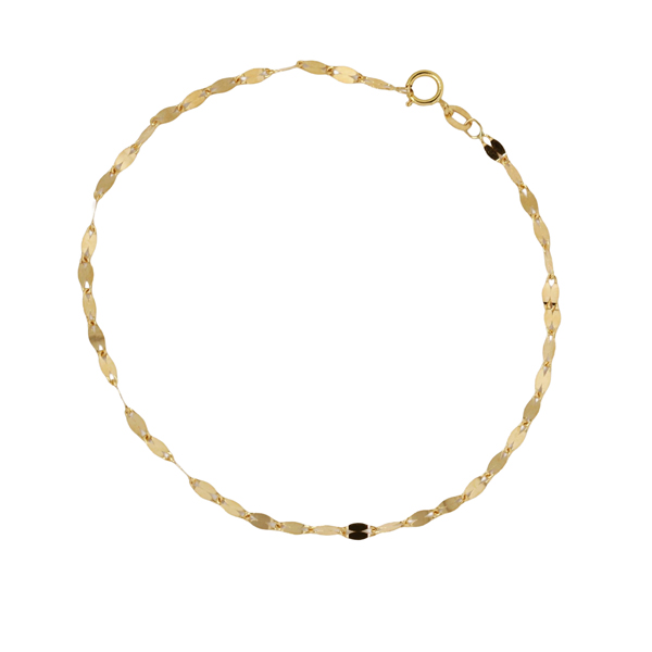 Pulseira Malha Coffee Ouro 18k