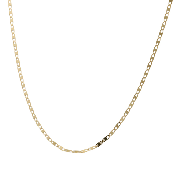 Cordão Malha Piastrine Ouro 18k - 45cm