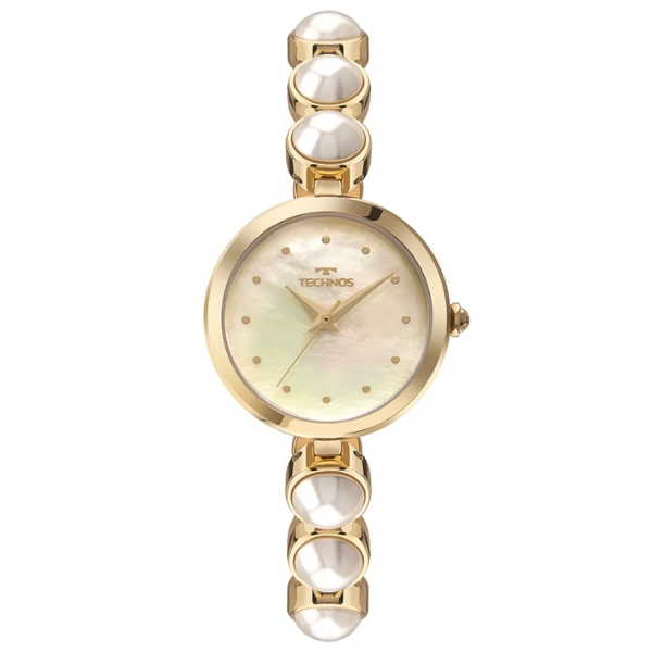 Relógio Technos Feminino Dourado Pérola 2035nej/1x