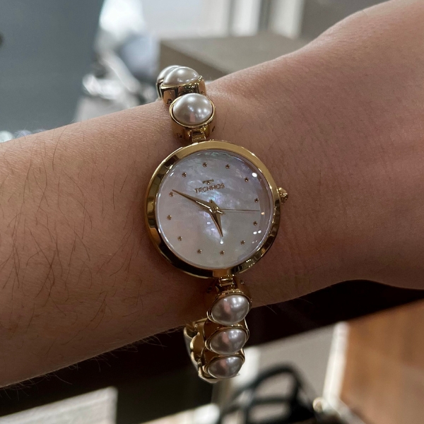 Relógio Technos Feminino Dourado Pérola 2035nej/1x