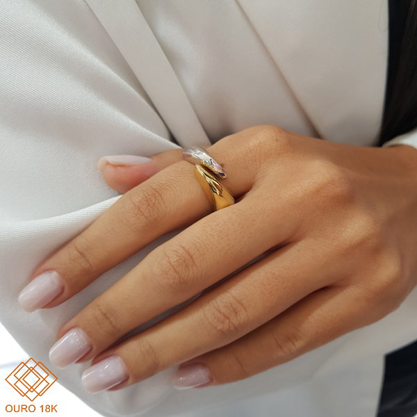 Anel Duality Ouro 18k