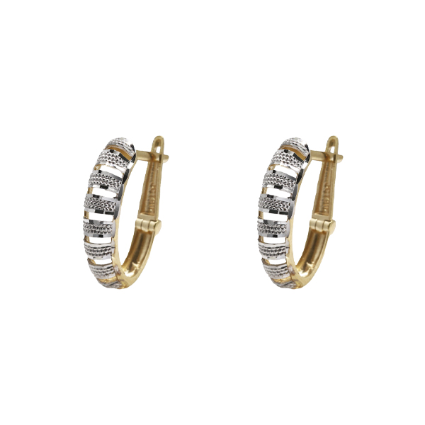 Brinco Argola Duo Ouro 18k