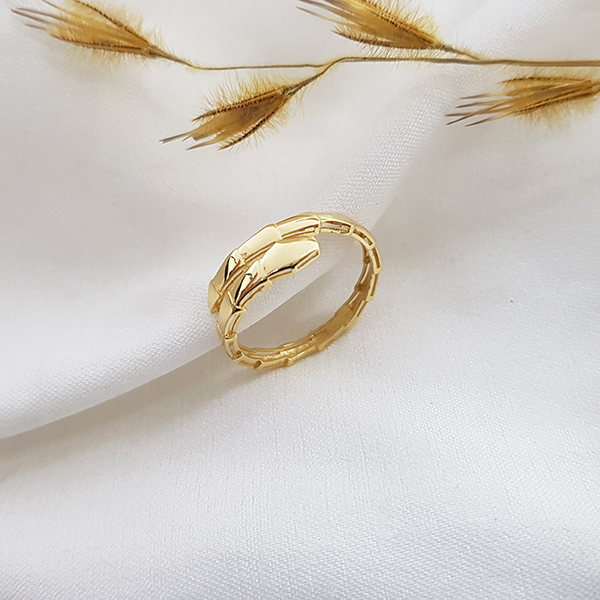 Anel Cobra Ouro 18k