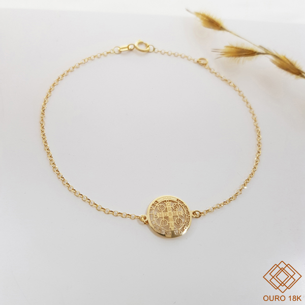 Pulseira São Bento Ouro 18k