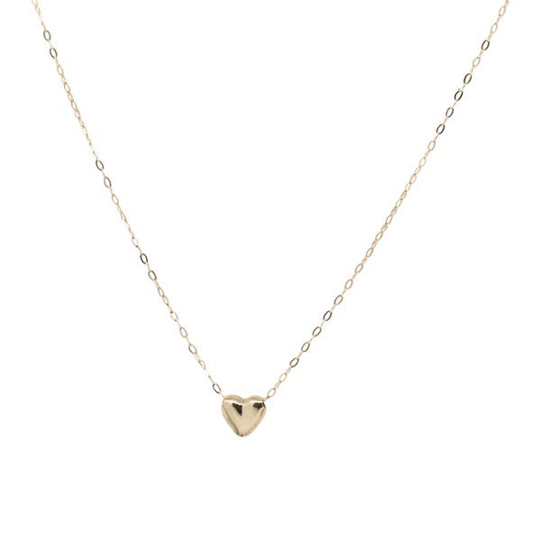 Gargantilha Coração Ouro 18k - 45CM