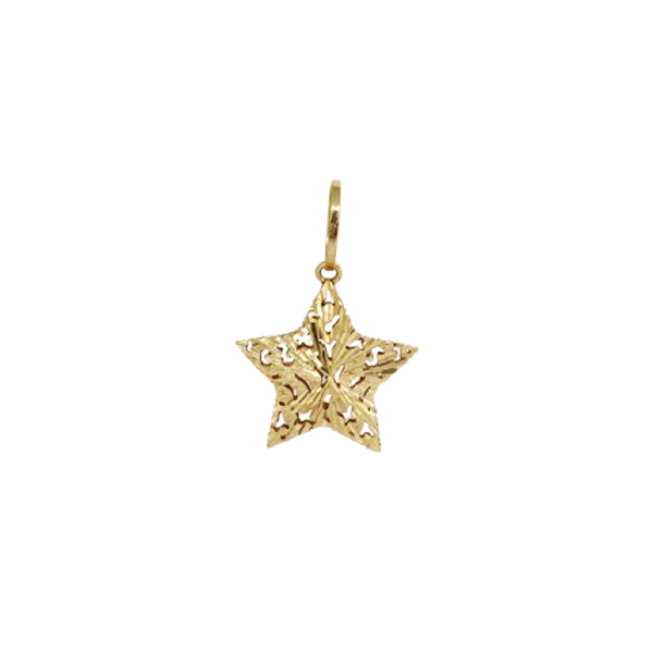 Pingente Estrela Ouro 18k