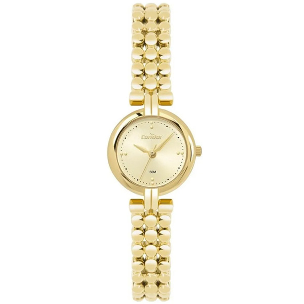 Relógio Condor Feminino Dourado Co2035nut/5x