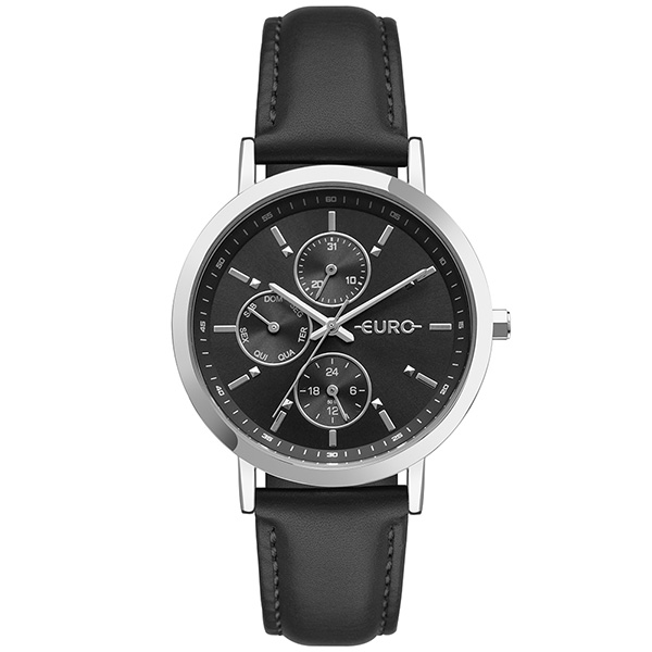 Relógio Euro Feminino Preto Eu6p27ae/3p