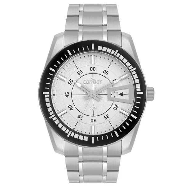 Relógio Condor Masculino Prata Co2117bv/4k
