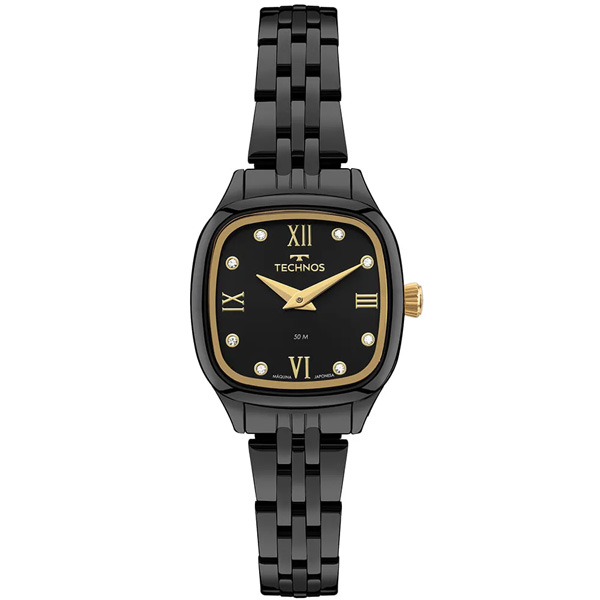 Relógio Technos Feminino Mini Preto 2025luo/1p