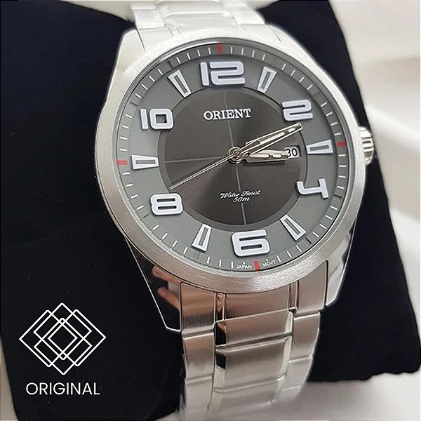 Relógio Orient Masculino Prata Mbss1297 I2sx