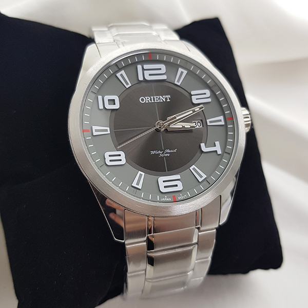Relógio Orient Masculino Prata Mbss1297 I2sx