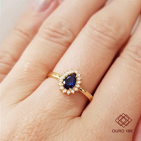 Anel Formatura Engenharia Ambiental Ouro 18k Feminino - Sem emblema