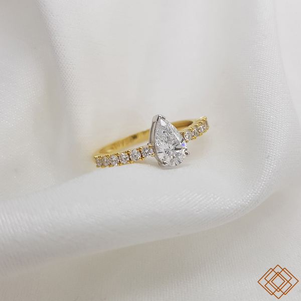 Anel Solitário Ouro 18k Diamante Laboratório 2,10 Quilates