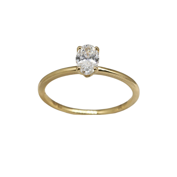 Anel Solitário Ouro 18k Diamante Laboratório 2,4 Quilates