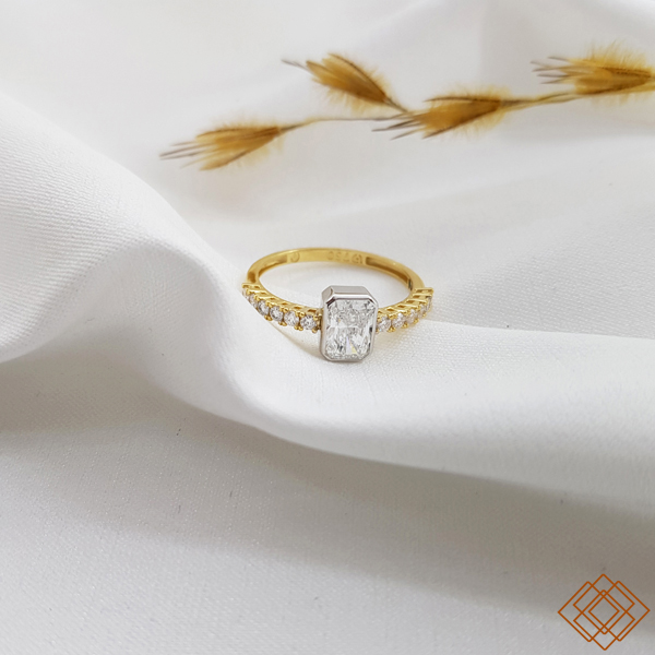 Anel Solitário Ouro 18k Diamante Laboratório 2,1 Quilates