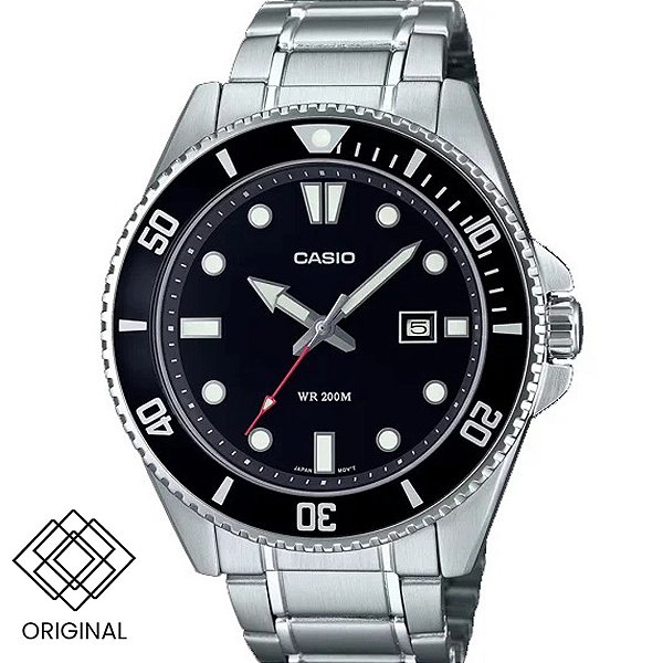 Relógio Casio Masculino Prata Mdv-107d-1a1vdf-sc