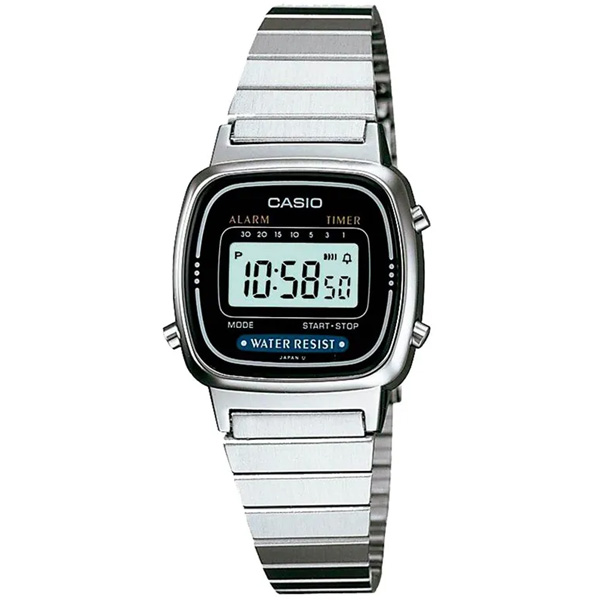 Relógio Casio Vintage Prata Unissex La670wa-1df-sc
