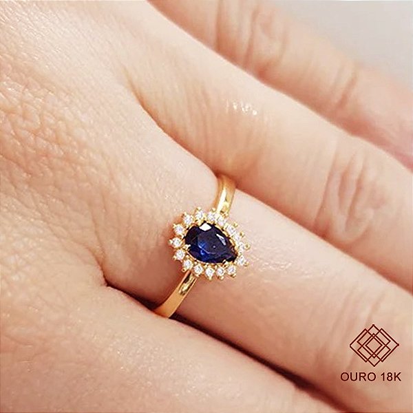 Anel Formatura Engenharia Computação Ouro 18k Feminino - Sem emblema