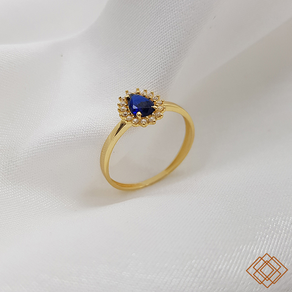 Anel Formatura Matemática Ouro 18k Feminino - Sem emblema